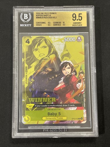 One piece tcg bgs baby - tcg,